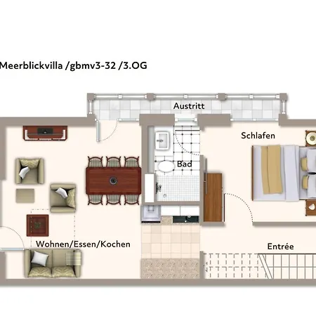 Apartmentanlage Meerblickvilla Apartmentanlage Meerblickvilla 3-32 Apartment *